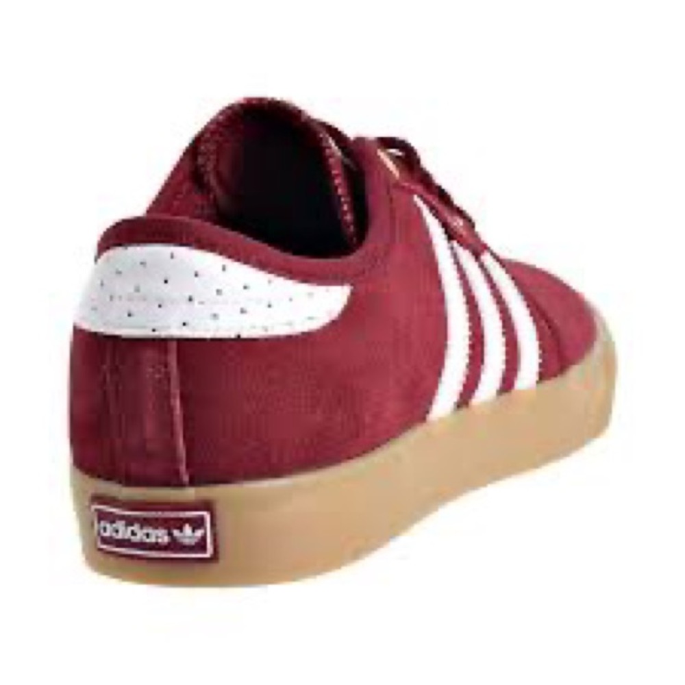 Adidas Originals Seeley Mens Shoes Collegiate Burgundy/White b27790 Size 11